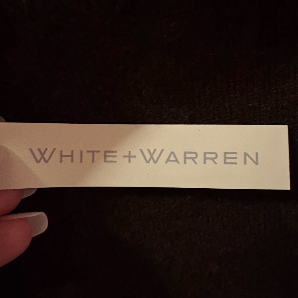 White + Warren 100% Cashmere A-Line Skirt Truffle Heather NWT Size M $198 Retail - Picture 4 of 13